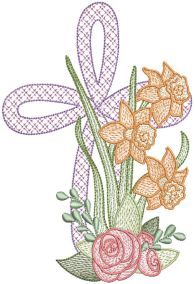 Elegant Easter Crosses | Machine Embroidery Designs by JuJu