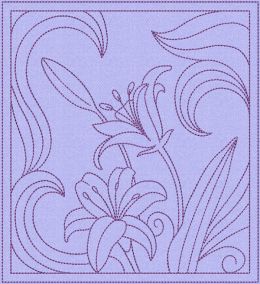 Fancy Flowers Quilt Blocks 2 | Machine Embroidery Designs by JuJu