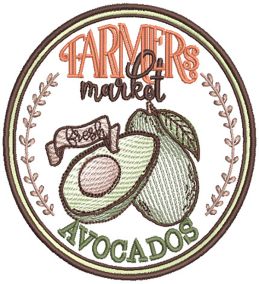 Farmers Market 1 | Machine Embroidery Designs by JuJu