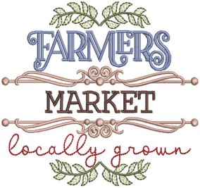Farmers Market 2 | Machine Embroidery Designs by JuJu