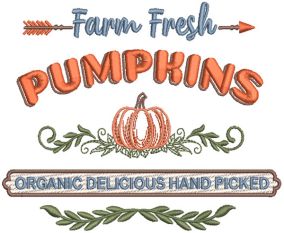 Farm Fresh Autumn 1 | Machine Embroidery Designs by JuJu
