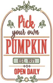 Farm Fresh Autumn 2 | Machine Embroidery Designs by JuJu