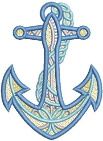 Free Standing Lace Anchor 1 | Machine Embroidery Designs by JuJu