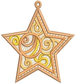 Free Standing Lace Christmas 5 | Machine Embroidery Designs by JuJu