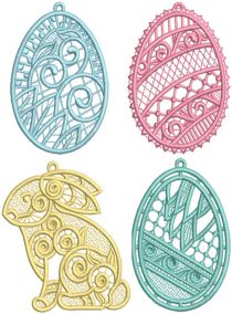 Free Standing Lace Easter 1 Machine Embroidery Designs by JuJu