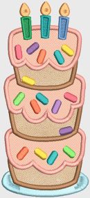 Fun Birthday Wishes Applique Machine Embroidery Designs by JuJu 