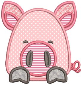 Gumdrop Animals Applique Machine Embroidery Designs by JuJu