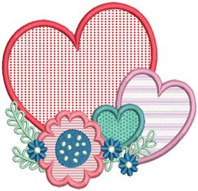 Heartfelt Valentines Digital Embroidery Designs by JuJu