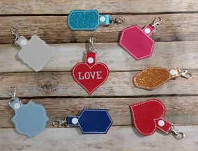 Blank Shapes Key Fobs ITH 4
