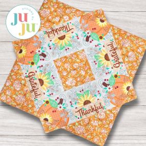 ITH Harvest Table Topper | Machine Embroidery Designs by JuJu	