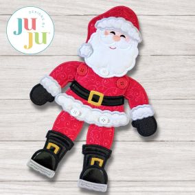ITH Santa Wall Hanging | Machine Embroidery Designs by JuJu