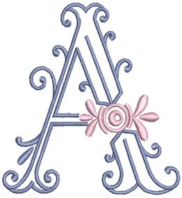 Josephine Monogram | Machine Embroidery Designs by JuJu