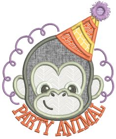 Kids Animal Word Art Machine Embroidery Designs By JuJu