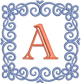 Mary Kate Monogram | Machine Embroidery Designs by JuJu	