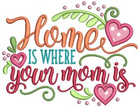 Mother's Day Word Art Machine Embroidery Designs By JuJu