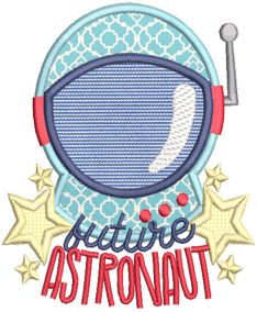 Outer Space Machine Embroidery Designs by JuJu