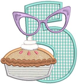 Pumpkin Spice Numbers | Machine Embroidery Designs by JuJu
