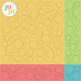 Bubble Quilting Backdrops Design | Machine Embroidery Designs by JuJu