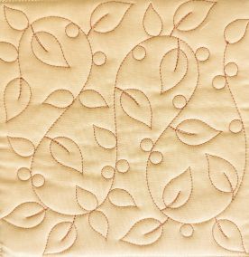 Leaves Berries Quilting Backdrops Design | Designs by JuJu Digital Embroidery Design 