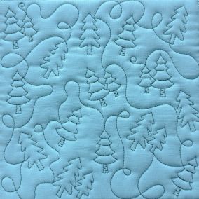 Woodland Trees Quilting Backdrops Design | Designs by JuJu Digital Embroidery Designs