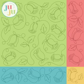 Rosebuds Quilting Backdrops Design | Machine Embroidery Designs by JuJu