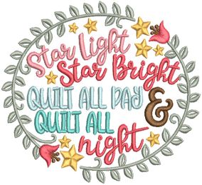 Quilting Word Art 1 Machine Embroidery Designs By JuJu