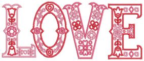 Scandinavian Valentines Machine Embroidery Designs by JuJu