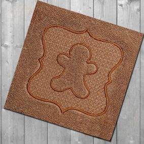 Embossed Gingerbread