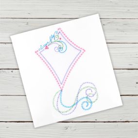I Can Fly Kite | Machine Embroidery Designs by JuJu