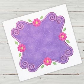 Lucy Frame | Machine Embroidery Designs by JuJu