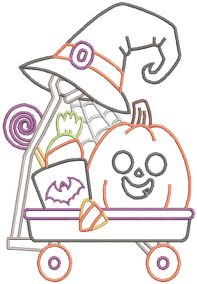 Seasonal Wagons Machine Embroidery Designs by JuJu