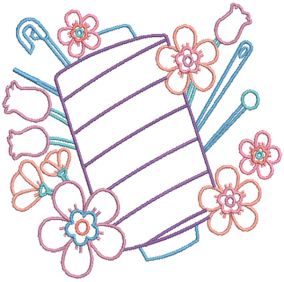 Simply Sewing 2 Digital Machine Embroidery Designs by JuJu 