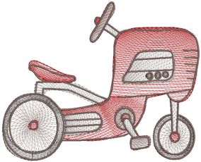 Sketch Retro Toys Machine Embroidery Designs by JuJu