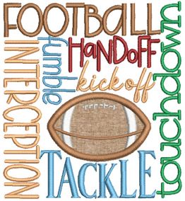 Sports Subway Art | Machine Embroidery Designs by JuJu