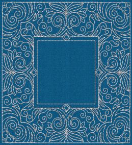 Square Center Quilt Squares Machine Embroidery Designs by JuJu
