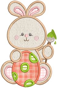 Sweet Easter Fun 2 Applique Machine Embroidery Designs by JuJu 