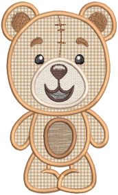 Sweet Teddy Bears Applique Machine Embroidery Designs by JuJu 