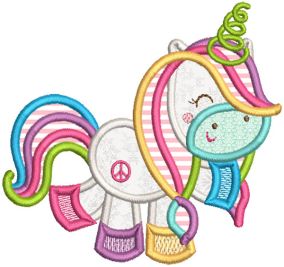 Sweet Unicorns Machine Embroidery Designs By JuJu