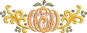 Swirly Autumn Machine Embroidery Designs by JuJu
