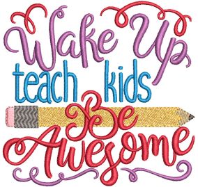 Teacher Word Art Machine Embroidery Designs By JuJu