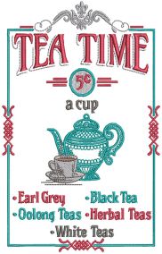 Tea Room 2 Machine Embroidery Designs by JuJu