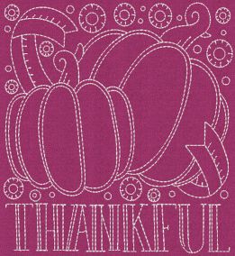 Thanksgiving Folk Quilt Blocks Machine Embroidery Designs by JuJu