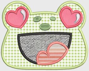 Valentine's Day Peekers Digital Embroidery Designs by JuJu