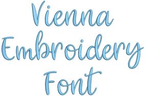 Vienna Embroidery Font | Machine Embroidery Designs by JuJu