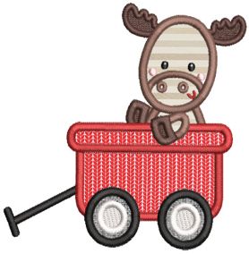 Wagon Critters 2 Applique Machine Embroidery Designs by JuJu 