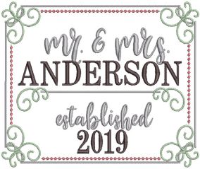 Wedding Templates 2 Machine Embroidery Designs by JuJu
