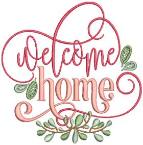 Welcome Signs 5 | Machine Embroidery Designs by JuJu