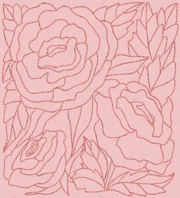 Wild Flower Quilt Blocks 3 Machine Embroidery Designs by JuJu
