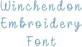 Winchendon Embroidery Font | Machine Embroidery Designs by JuJu