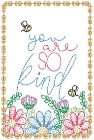 You Are Special Greeting Cards 2 | Machine Embroidery Designs by JuJu